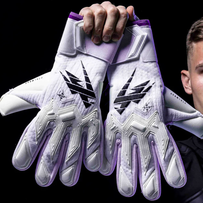 Kaliaaer RE:GEN LTX Goalkeeper Gloves white/black/purple