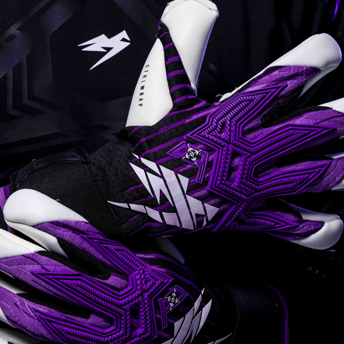 Kaliaaer RE:GEN PRO LT Goalkeeper Gloves Black/White/Purple