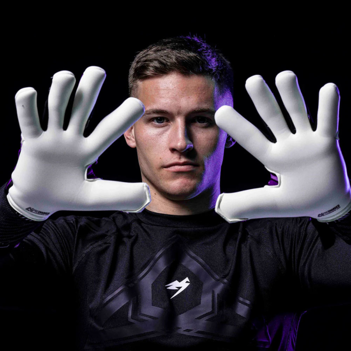 Kaliaaer RE:GEN PRO LT Goalkeeper Gloves Black/White/Purple