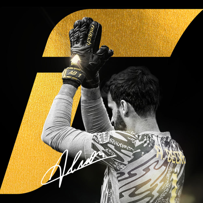 Reusch Attrakt AB1 Duo Evolution Arrow Alisson Becker Goalkeeper Glove