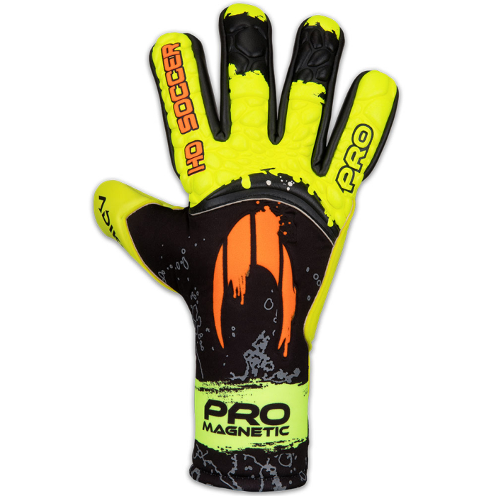 520410J HO Soccer Adikt Pro Magnetic Junior Goalkeeper Gloves LIME