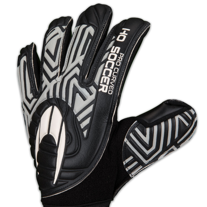 520414J HO Soccer Winter Fleece Aqua Roll Finger Junior Goalkeeper Glo