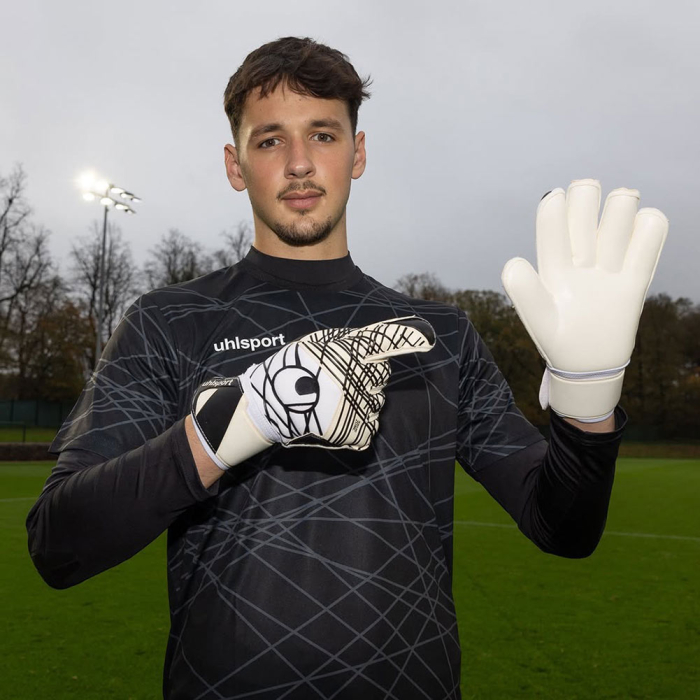 Uhlsport Prediction #370 UK Roll Finger Junior Goalkeeper Gloves white