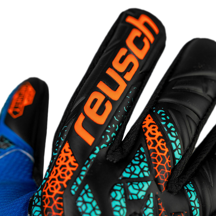Reusch Attrakt Infinity NC Junior Goalkeeper Gloves shocking orange/bl
