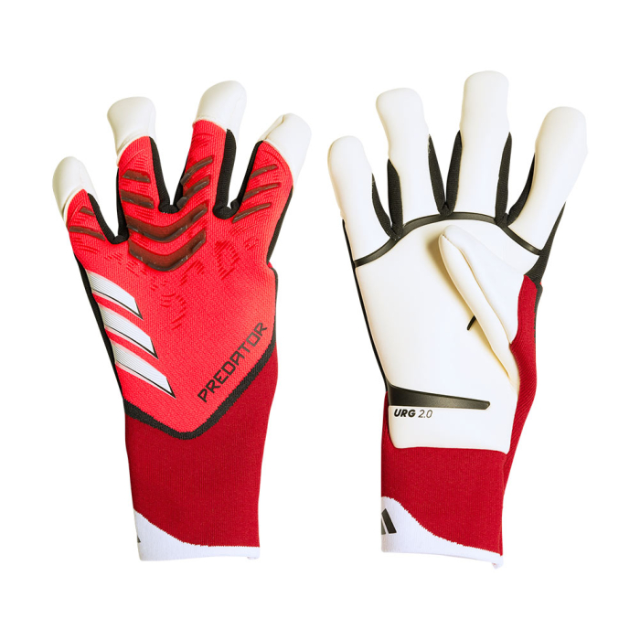 adidas Predator Pro Hybrid Goalkeeper Gloves Lucid Red / Pure Ruby