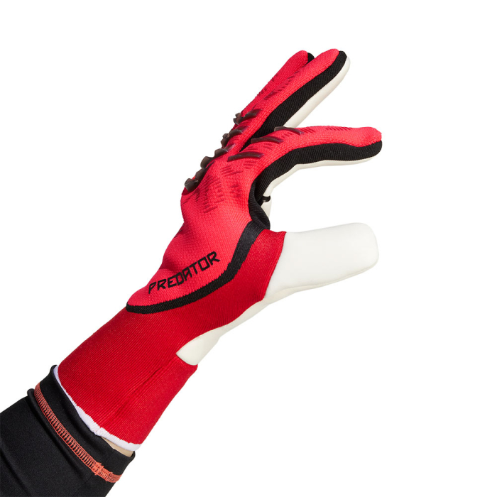 adidas Predator 25 Pro Promo Goalkeeper Gloves Lucid Red / Pure Ruby