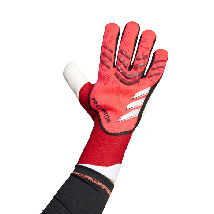 adidas Predator 25 Pro Promo Goalkeeper Gloves Lucid Red / Pure Ruby