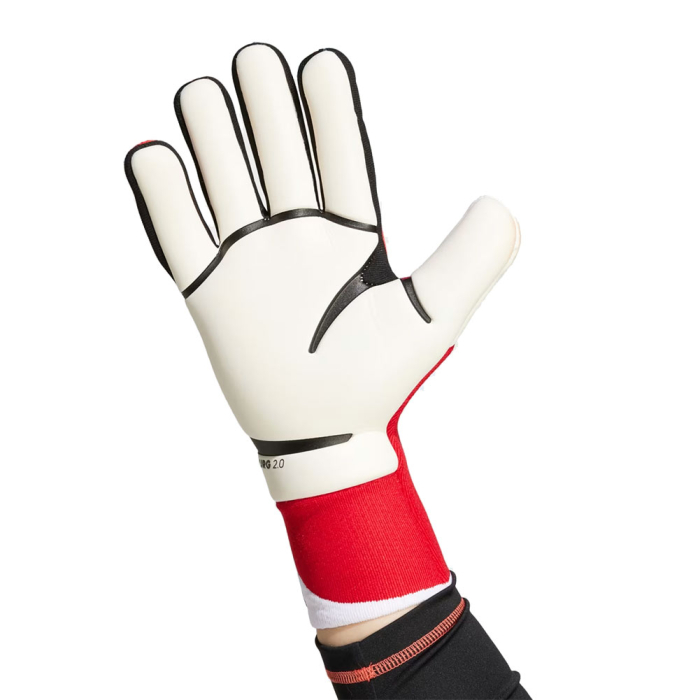IW6276J adidas Predator 25 Pro Junior Goalkeeper Gloves ruby / lucid r