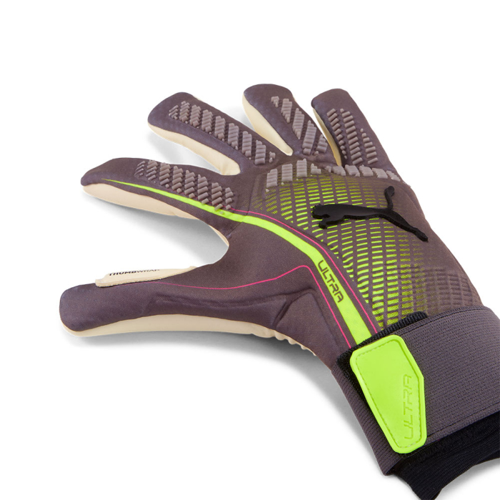 04194807 Puma ULTRA ULTIMATE Hybrid Goalkeeper Gloves silver