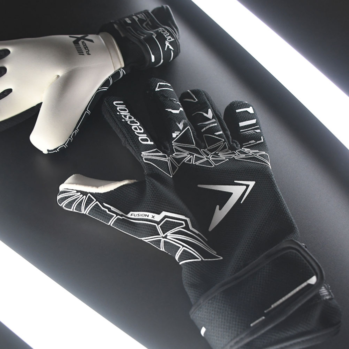 Precision Fusion X Pro Lite Giga Junior Goalkeeper Gloves Black