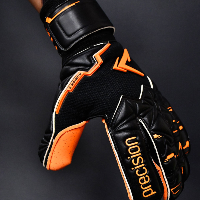 Precision Fusion X Pro Surround Quartz Junior Goalkeeper Gloves Black/