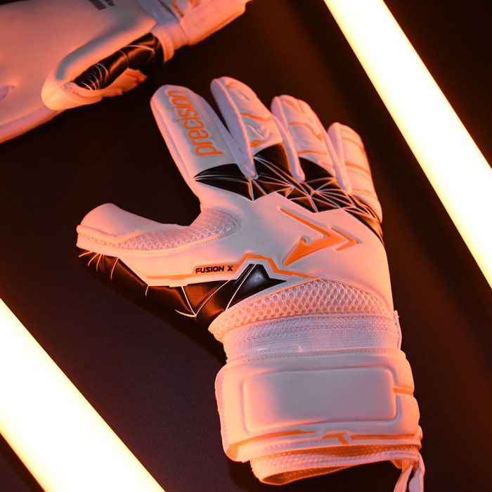 Precision Fusion X Negative Replica Junior Goalkeeper Gloves White