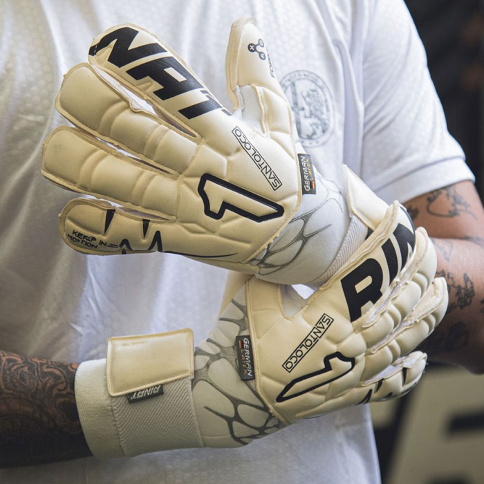 SAAA110 Rinat Santoloco Alpha Goalkeeper Gloves White