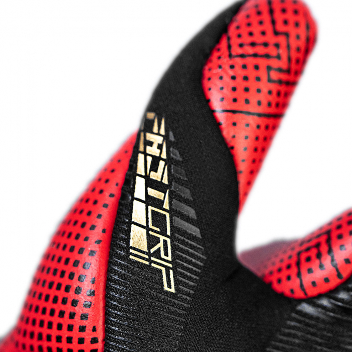 55709157075 Reusch Fastgrip Gold X GluePrint Goalkeeper Gloves Black/R