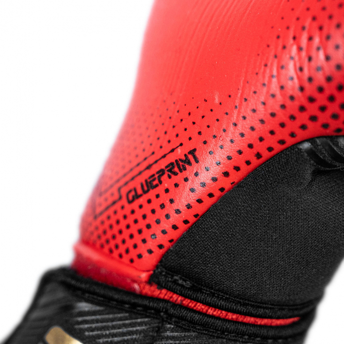 55709157075 Reusch Fastgrip Gold X GluePrint Goalkeeper Gloves Black/R
