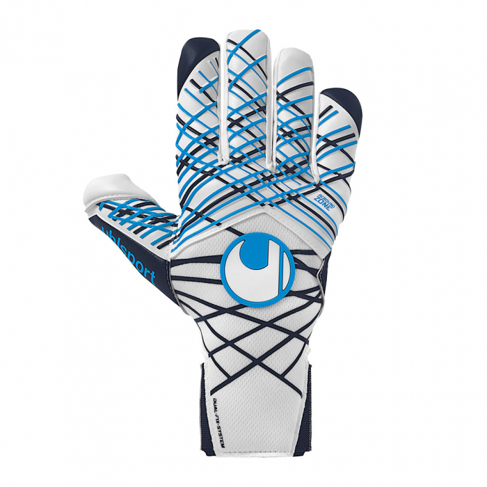 Uhlsport Absolutgrip Tight HN Junior Goalkeeper Gloves White/Black/Blu