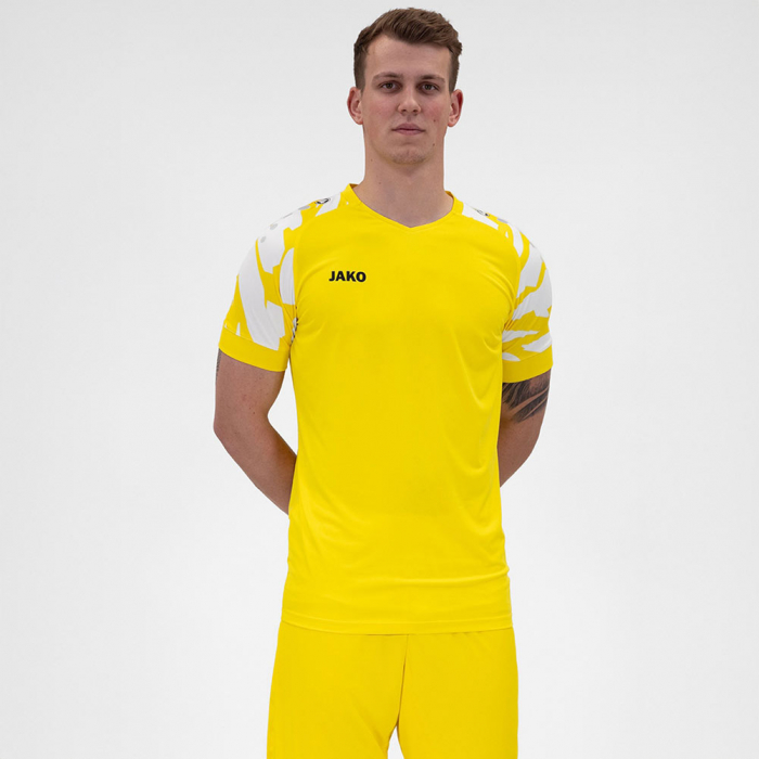 4244-303 JAKO WILD SS GK Jersey Citro Yellow / White