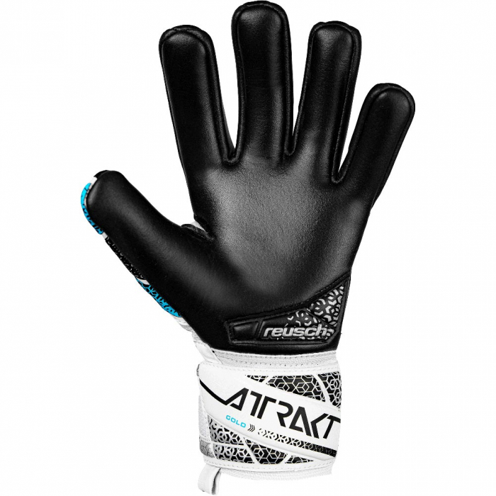 55721551125 Reusch Attrakt Gold NC Junior Goalkeeper Gloves white/blac