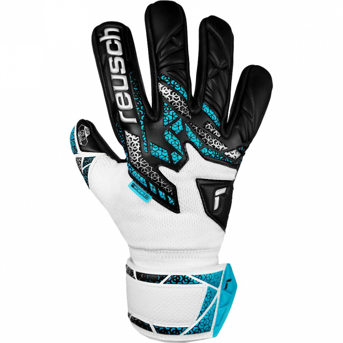 55721551125 Reusch Attrakt Gold NC Junior Goalkeeper Gloves white/blac