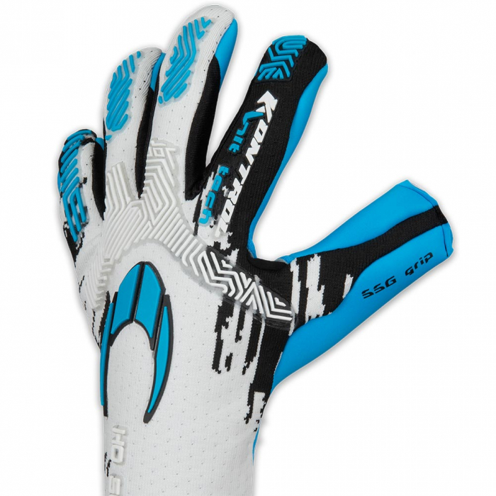 520454 HO Soccer SSG Kontrol Knit Tech Goalkeeper Gloves White/Blue