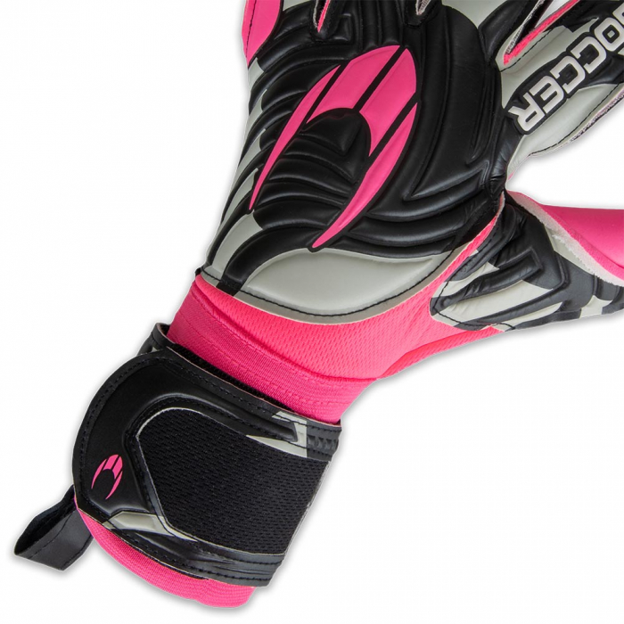 520462 HO Soccer One Negative Goalkeeper Gloves BLACK/PINK