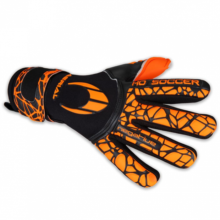520465 HO Soccer Aerial III Negative Goalkeeper Gloves Orange