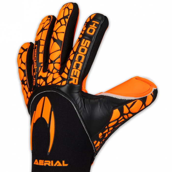 520465 HO Soccer Aerial III Negative Goalkeeper Gloves Orange