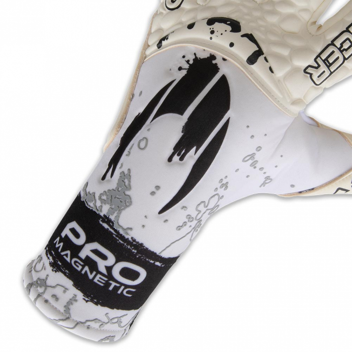 520450J HO Soccer Adikt Pro Magnetic Junior Goalkeeper Gloves white/bl