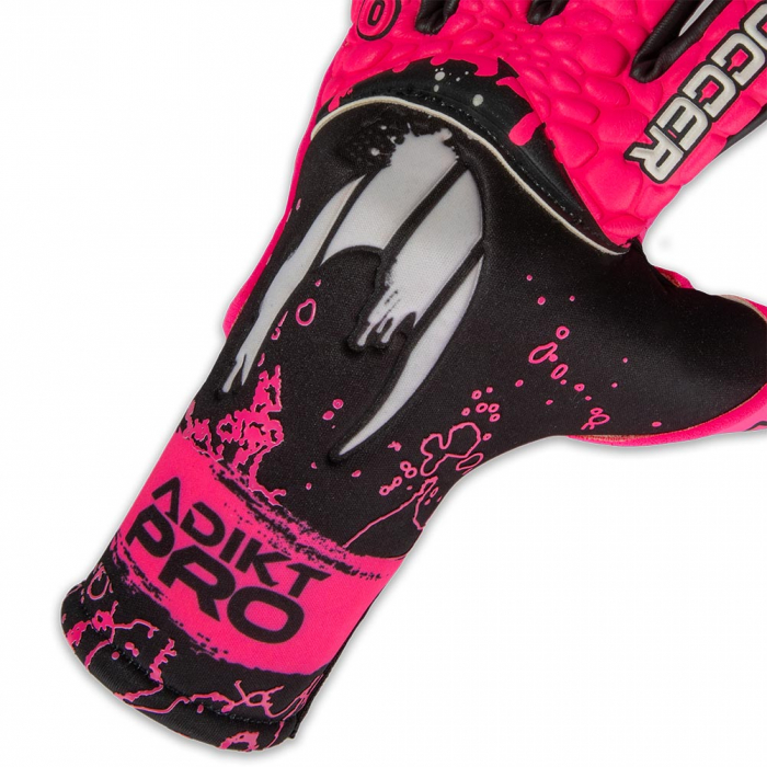 520453J HO Soccer Adikt Pro Junior Goalkeeper Gloves BLACK/PINK