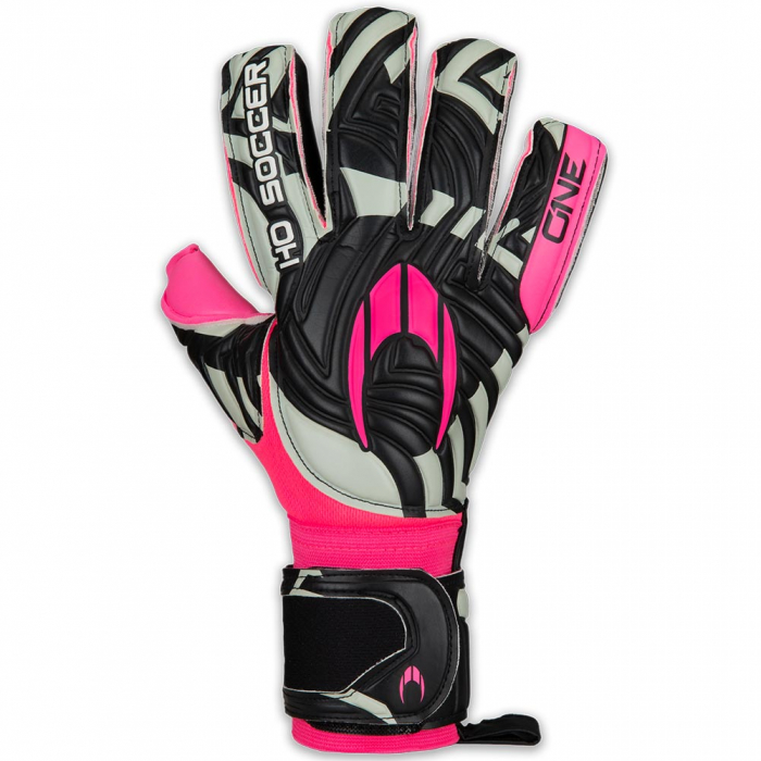 520462J HO Soccer One Negative Junior Goalkeeper Gloves BLACK/PINK