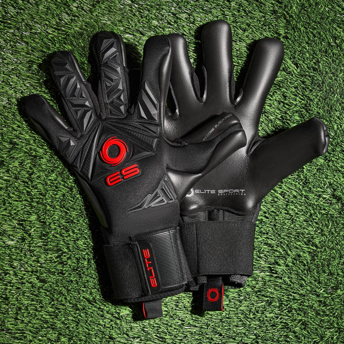 Elite NEO REVOLUTION II COMBI Goalkeeper Gloves Black/Red