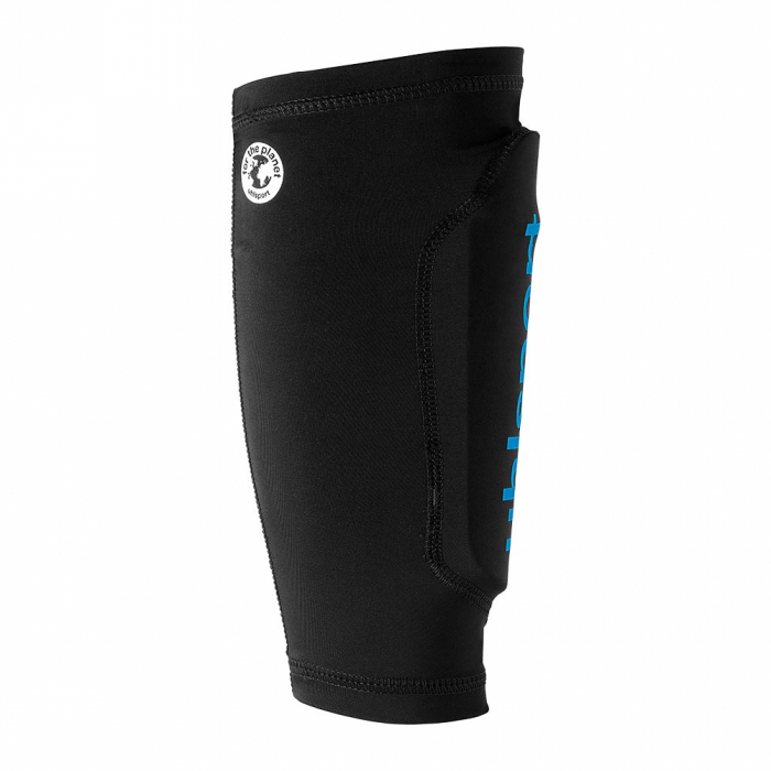 100681101 UHLSPORT Cybershield Shin Guards Black/Cyan