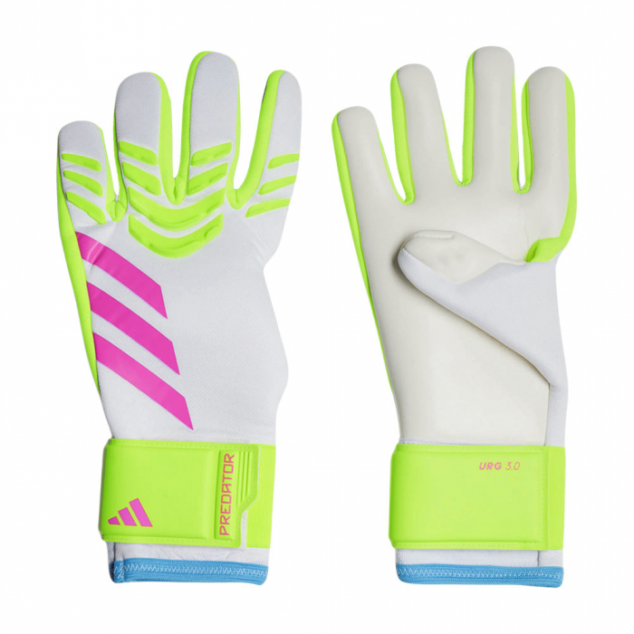 adidas Predator League Junior Goalkeeper Gloves White / Lucid Lemon / 