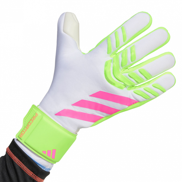 adidas Predator League Junior Goalkeeper Gloves White / Lucid Lemon / 