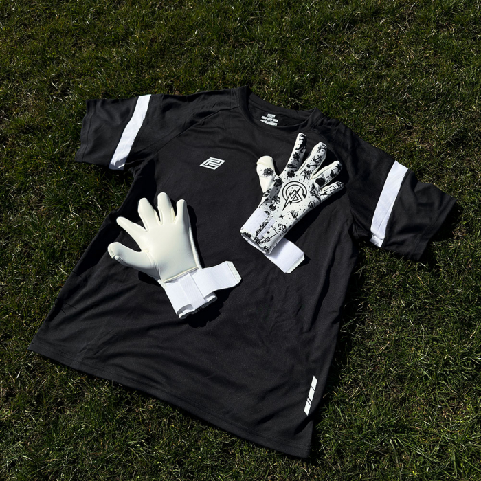 Keeper iD GoalProof Technical Training Tee T Shirt (Black/White)