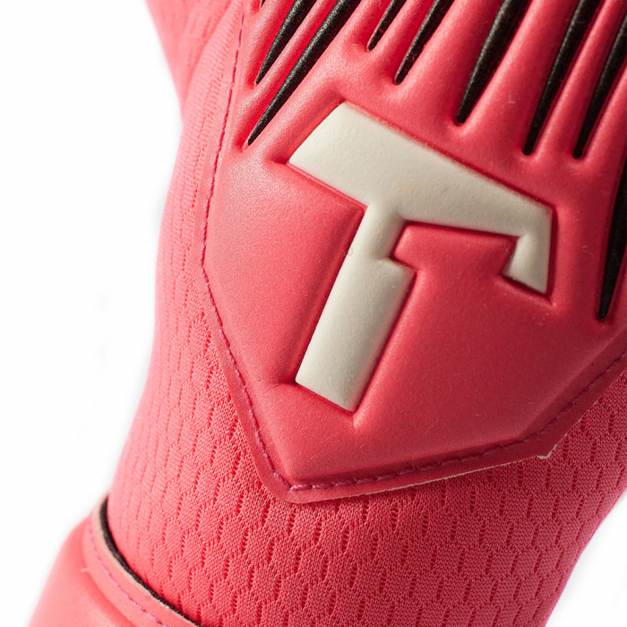 T1TAN Rebel 2.0 Fluo Pink Junior Goalkeeper Gloves Pink