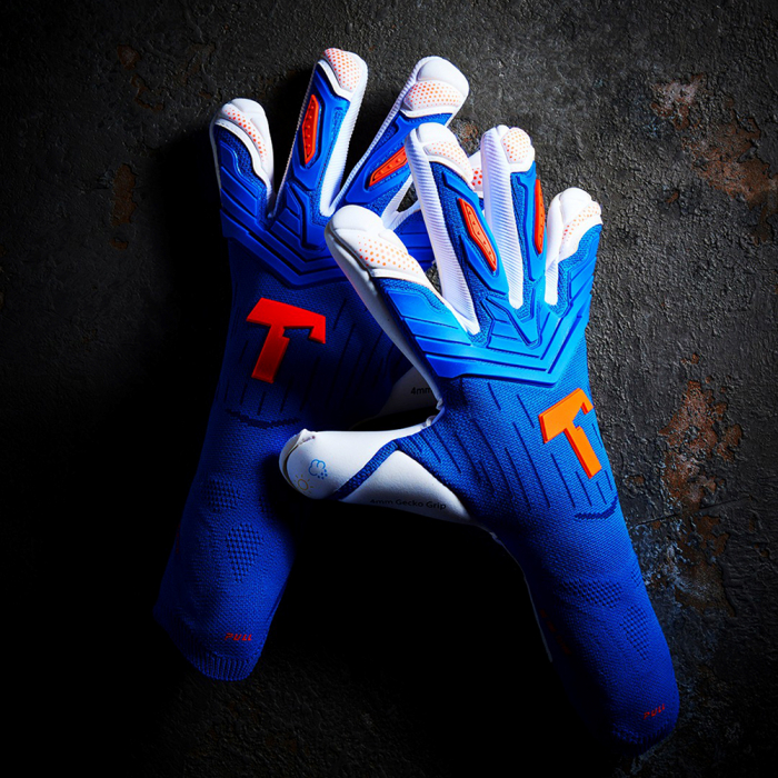T1TAN Alien Gravity Blue 2.0 Goalkeeper Gloves TITAN Blue / Orange