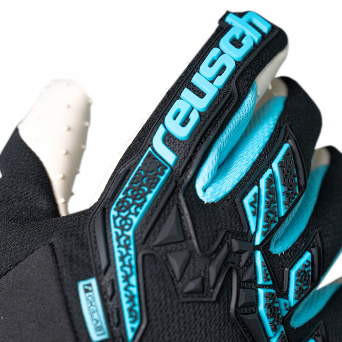 Reusch Attrakt Freegel SpeedBump Strapless Goalkeeper Gloves Black/Blu