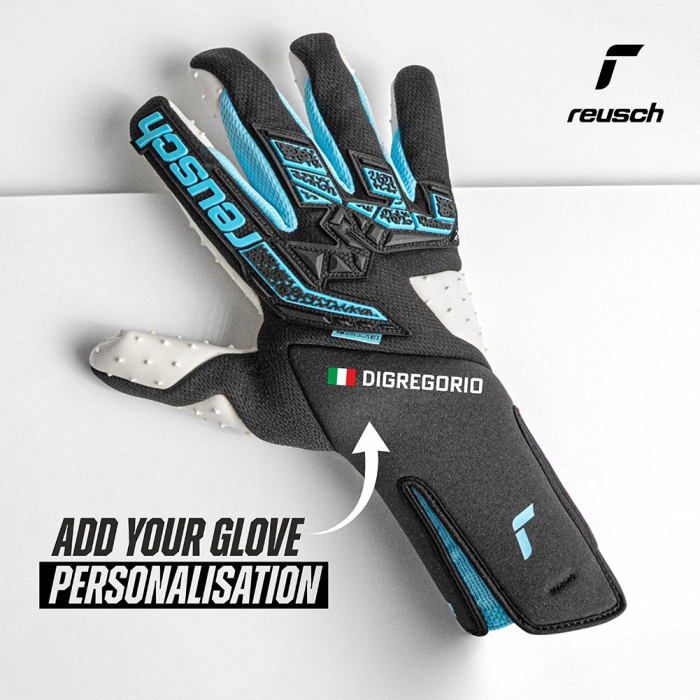 Reusch Attrakt Freegel SpeedBump Strapless Goalkeeper Gloves Black/Blu
