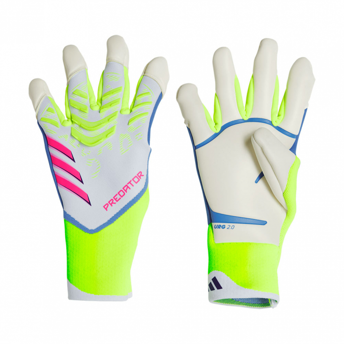 adidas Predator Pro Hybrid Goalkeeper Gloves White / Lucid Lemon / Luc