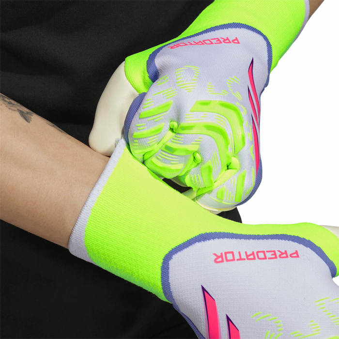 adidas Predator Pro Hybrid Goalkeeper Gloves White / Lucid Lemon / Luc