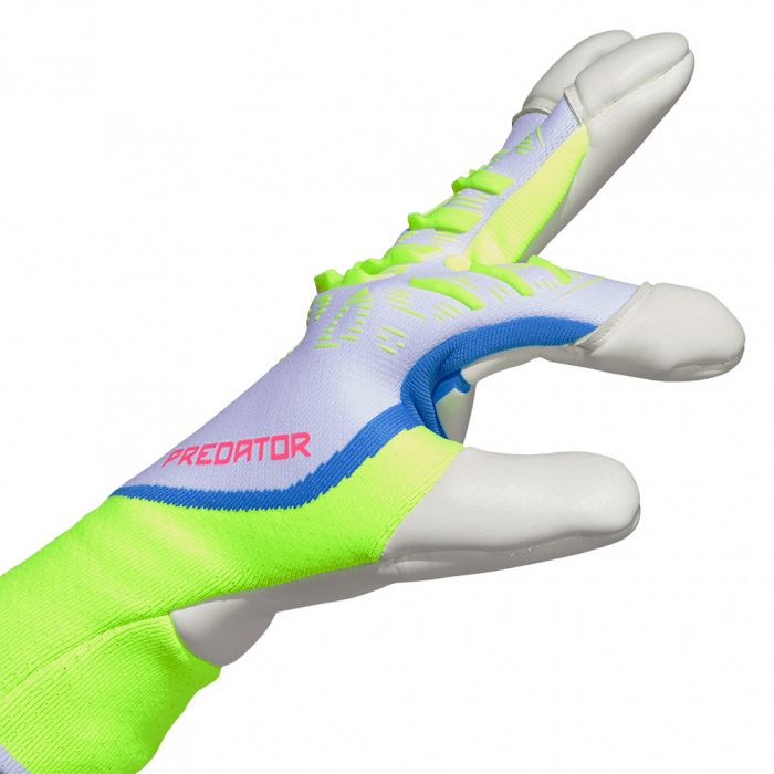 adidas Predator Pro Hybrid Goalkeeper Gloves White / Lucid Lemon / Luc