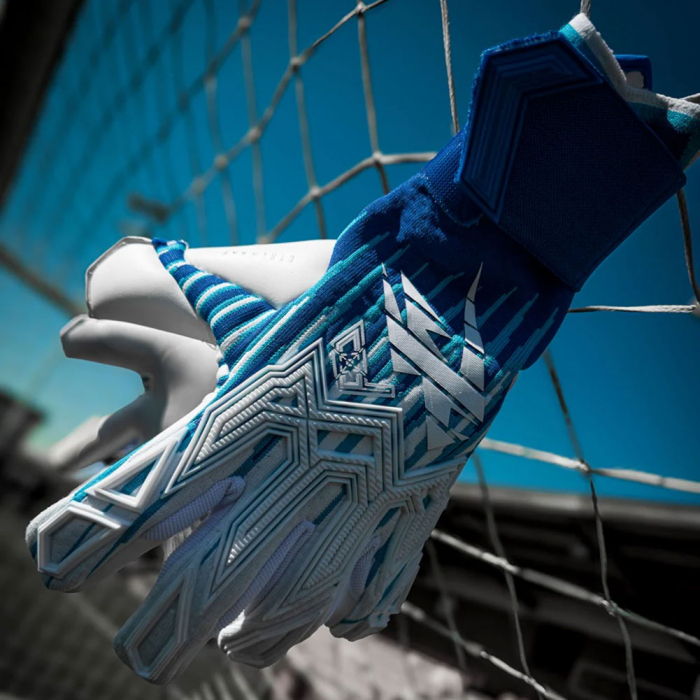 Kaliaaer RE:GEN Reverse Sekure Cut Goalkeeper Gloves White / Cobalt