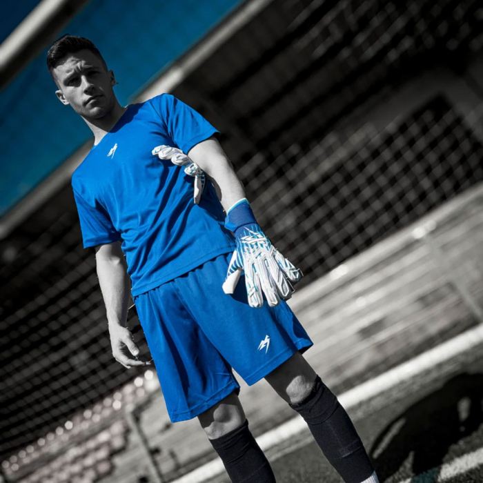 Kaliaaer RE:GEN Reverse Sekure Cut Goalkeeper Gloves White / Cobalt