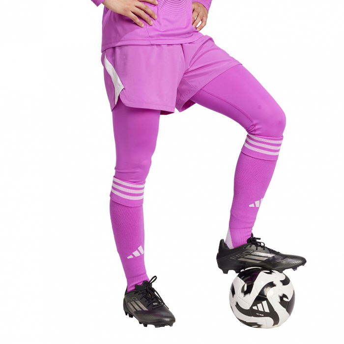 JD1741 adidas Tiro 25 Pro Goalkeeper Tights/Shorts purple burst