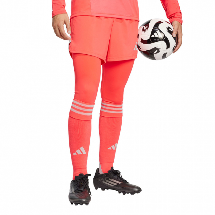 JH3311 adidas Tiro 25 Pro Goalkeeper Tights/Shorts shock red
