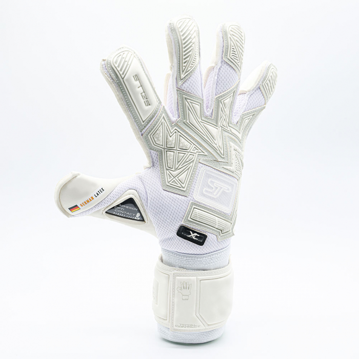 UKE202403 SELLS Total Contact XC Ghost Goalkeeper Gloves White