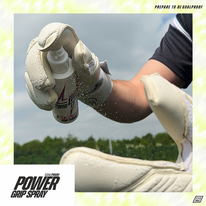 Goalproof Power Grip Goalkeeper Grip Spray White/Green