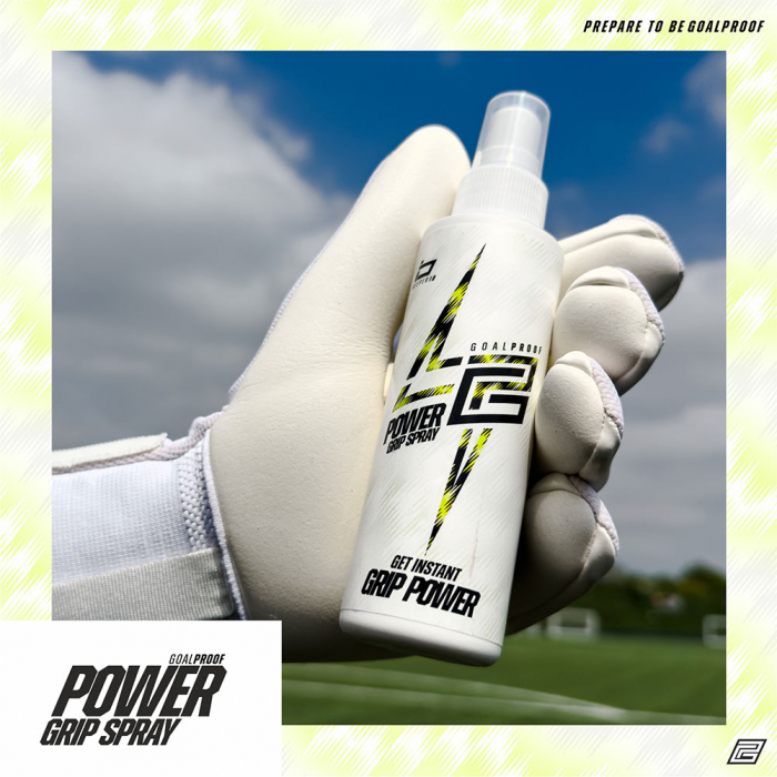 Goalproof Power Grip Goalkeeper Grip Spray White/Green