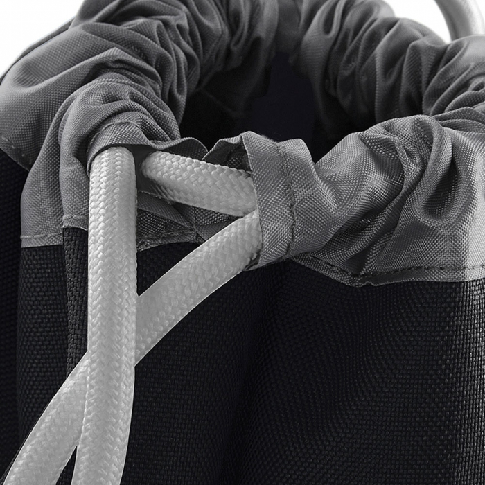 Keeper iD Sports Drawstring Gym Bag (Black/Dark Grey)